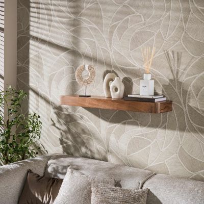 Fraaai Corinne wandplank 100 cm - massief acacia - bruin