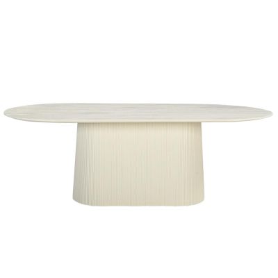 Livingfurn Patrice eettafel ovaal 180 cm - crème