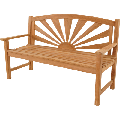 Sunburst tuinbank teak 156 cm - bruin