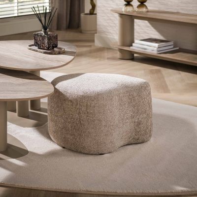 Fraaai Leah organische poef - cargo zand