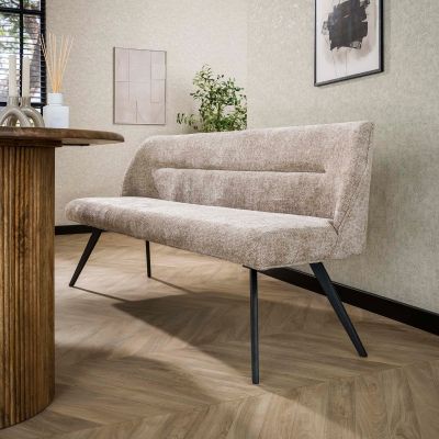 Fraaai Diego eetkamerbank geweven 188 cm