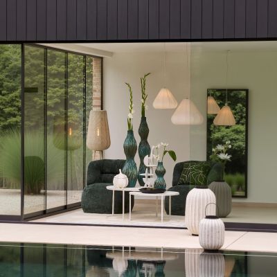 Light & Living Serenzo fauteuil 73x72x74 cm - petrol