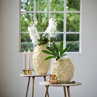 Light & Living Agello vaas Ø26x39,5 cm - crème