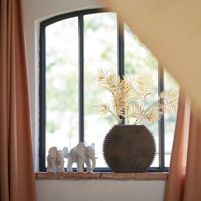 Light & Living Caldras vaas 43x18,5x35 cm - bruin