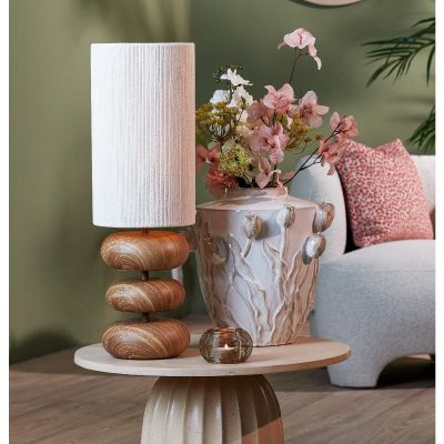 Light & Living Juana vaas Ø36x36 cm keramiek - crème