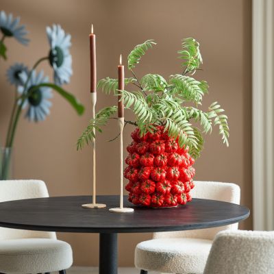 Light & Living Tamina vaas 34x33x37 cm keramiek - rood