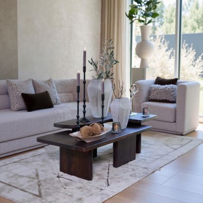 Light & Living Vionna vaas 25x12,5x33,5 cm glas