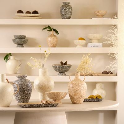 Light & Living Cabra vaas Ø20x31 cm  bamboo - naturel
