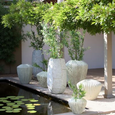 Light & Living Cacti vaas Ø66x53 cm - glanzend mintgroen