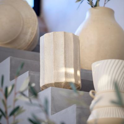 Light & Living Salou decoratie pot Ø22x32 cm - naturel