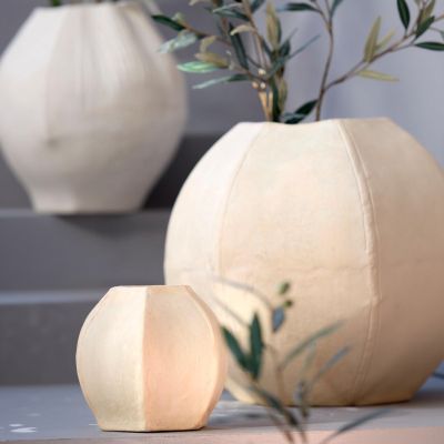 Light & Living Melis decoratie pot Ø23,5x21,5 cm - naturel