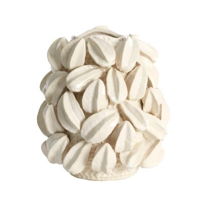 Light & Living Carambola vaas 32x31,5x36,5 cm keramiek - crème
