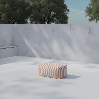 Svea Sammy tuin poef stof - 75x40x33 cm