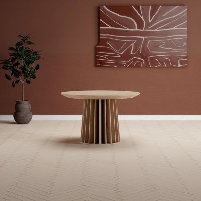 Svea Francien uitschuifbare eettafel 120-210 cm - naturel