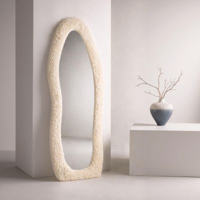 Svea Ila spiegel 160x60 cm imitatiebont - beige