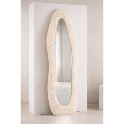 Svea Ila spiegel 193x67 cm imitatiebont - beige