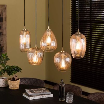 Elke hanglamp 5L diamond grain mix van het woonmerk Fraaai