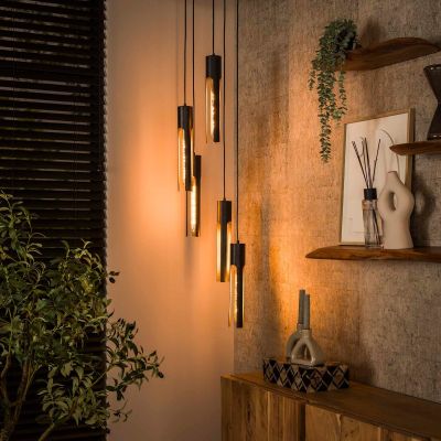 Fraaai Zuri hanglamp - 5L - getrapt