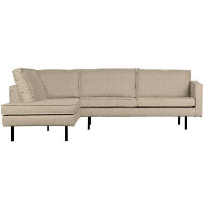 Woood Rodeo hoekbank links boucle - beige
