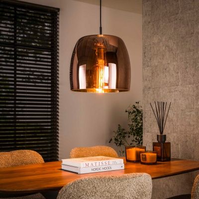 Fraaai Ariana hanglamp 1L drift glas