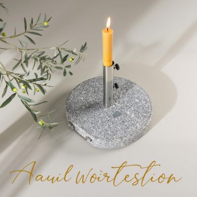 Svea Rey parasolvoet - ruwe steen