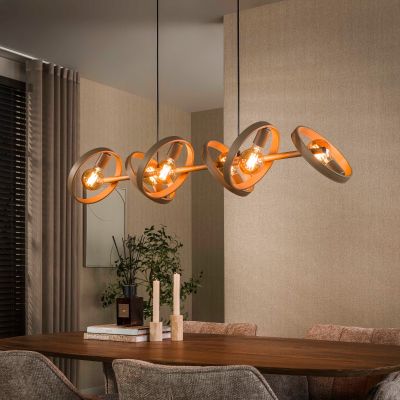 Fraaai Didier hanglamp 6-lichts - beige