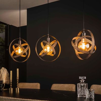 Fraaai Sofia hanglamp 3L - artic zwart