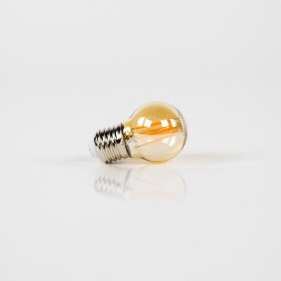 Fraaai LED E27 lamp gloeidraad bol 4,5 cm