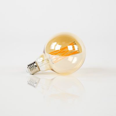 Fraaai LED lamp gloeidraad bol E27 9.50 cm