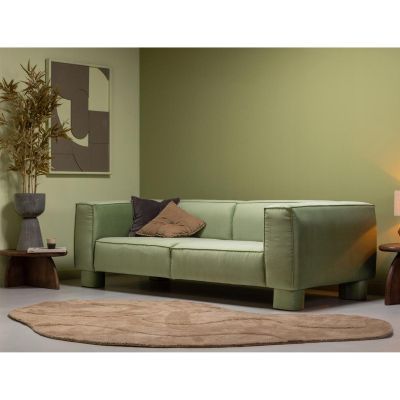 Woood Alya vloerkleed organisch - polyester - pale brown