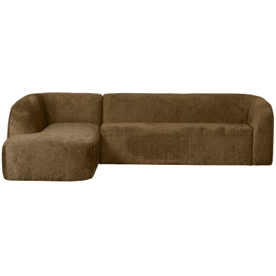 Woood Sloping hoekbank links velvet