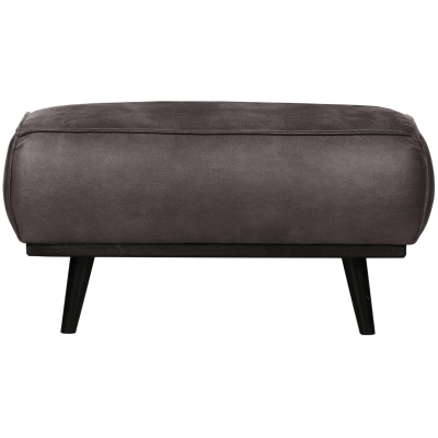 Woood Statement hocker ecoleer - donkergrijs