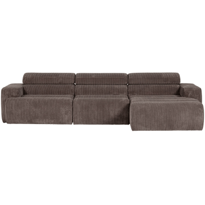 Woood Novi chaise longue bank rechts ribstof