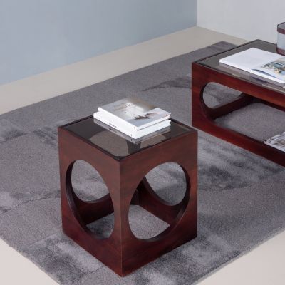 Woood Trax bijzettafel acaciahout - bruin