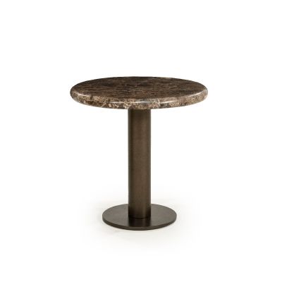 Eleonora Luigi bijzettafel ø45 cm - bruin