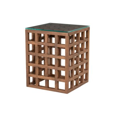 Eleonora bijzettafel Heras - bruin
