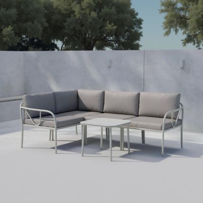 Svea Josue loungeset - bruin/beige