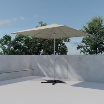 Svea Miquel parasol - beige/zilver frame