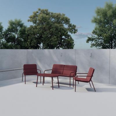 Svea Alden loungeset - burgundy
