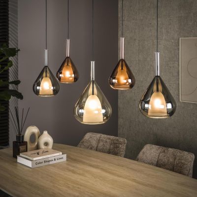 Fraaai Niccolò hanglamp - 5L - druppelvorm