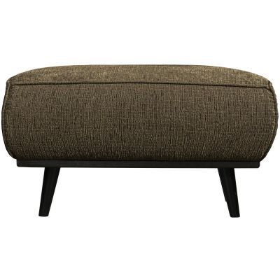 Woood Statement hocker structure velvet