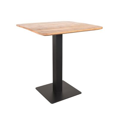 Label51 Restauranttafel 70x70x74 cm - sloppy edge - naturel