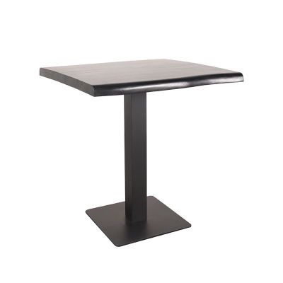 Label51 Restauranttafel 70x70x74 cm - tree edge - zwart