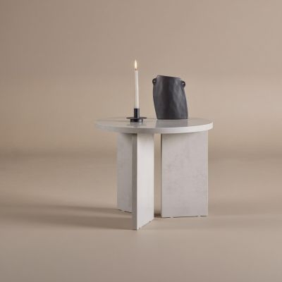 Svea Amir ronde salontafel - ø55 cm - zilver