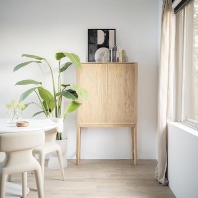 Eleonora Kabinet Harvey - eikenhout - 150x90 cm