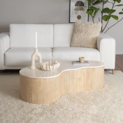 Eleonora Salontafel Kira groot - wit