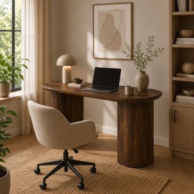 Starfurn Bureau Maré 150 cm - bruin