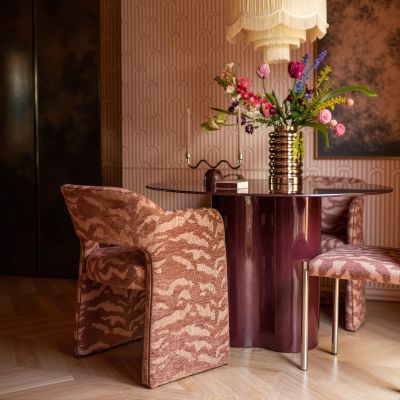 The Home Style Club Eetkamerstoel Salon - roze