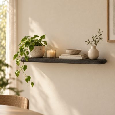 By-Boo Tre 2 wandplank - zwart