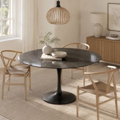 DS4U Tulp tafel graniet 135 cm | Showroommodel